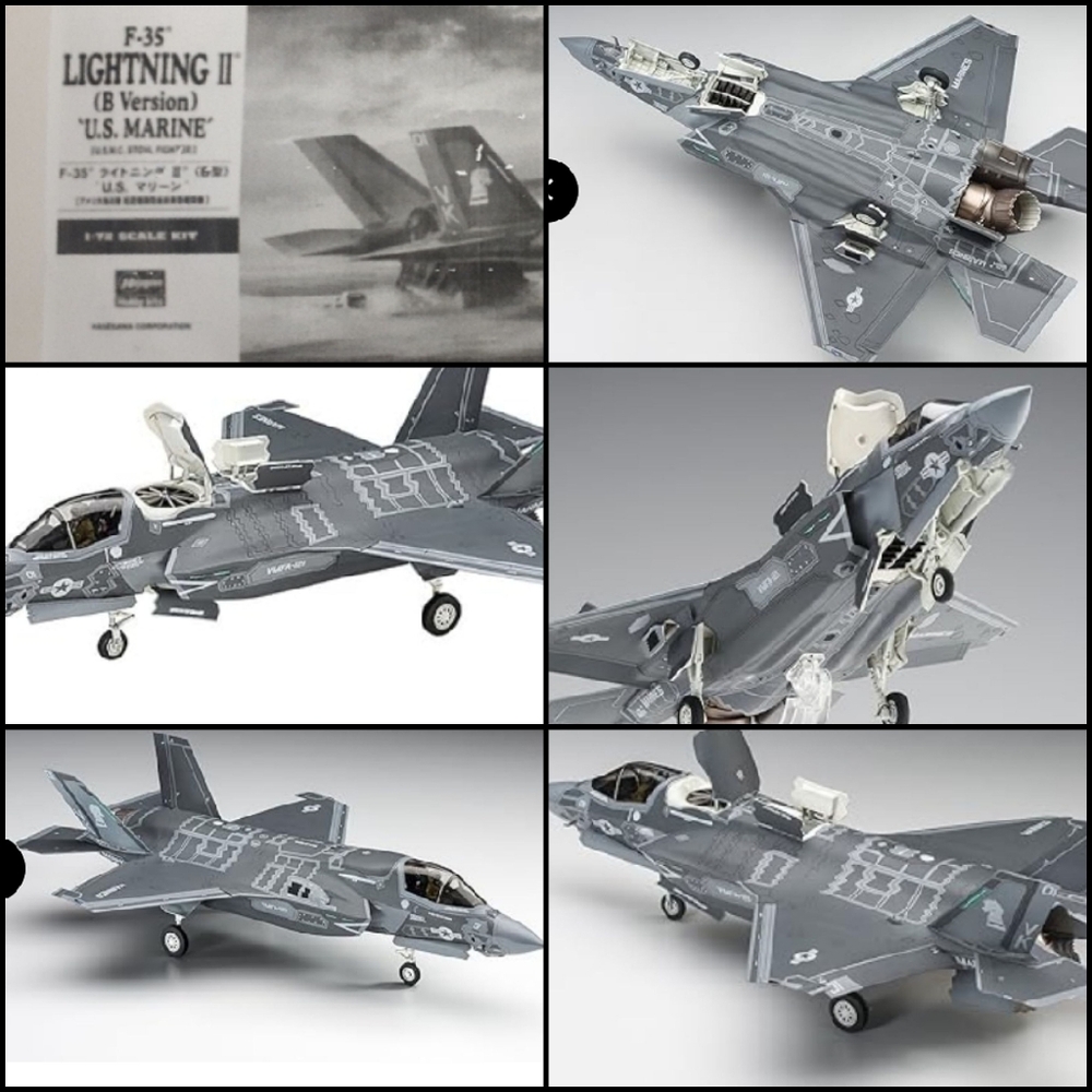 *NIB* Model F-35 LIGHTNING II (B Version)"U.S. MARINE" 1:72 Model Kit HASEGAWA